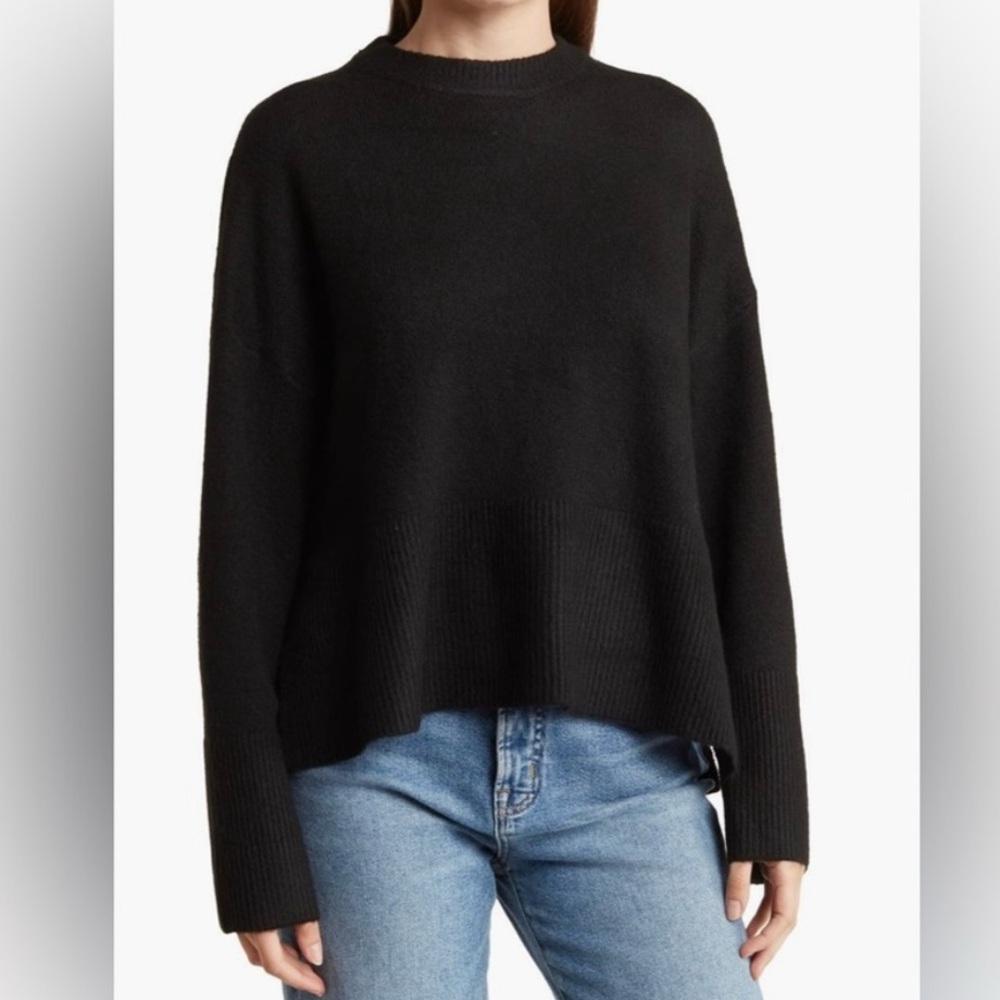 Anthropologie by Elodie Wide Cuff Sleeve Pullover XL